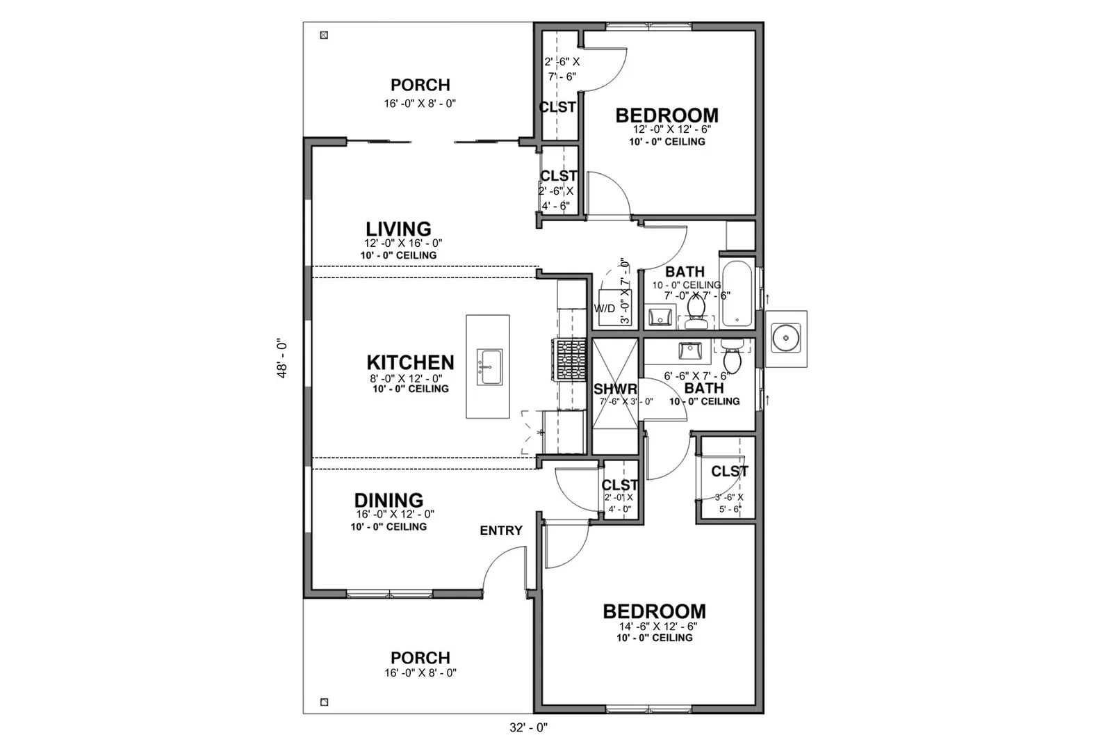 Floor plan for The Robin Residence